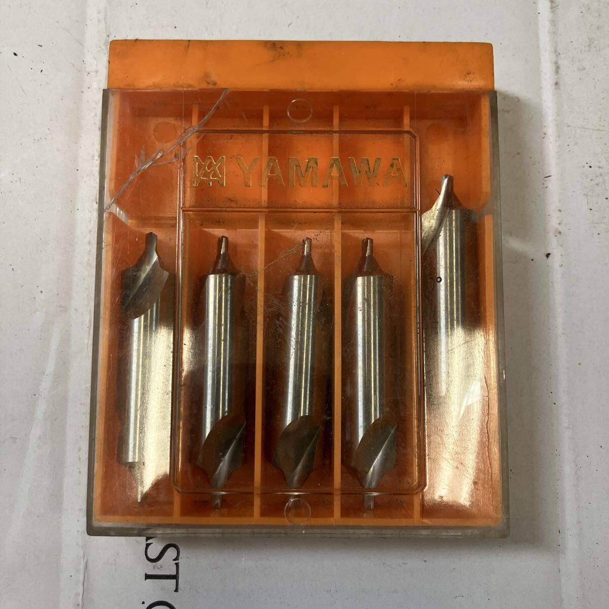 ★ヤマワ センタードリル 3×60° 5本入り 箱割れ有り★拍卖