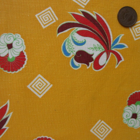 フィードサック 1/16サイズ ジャパニーズフラワーパターン拍卖