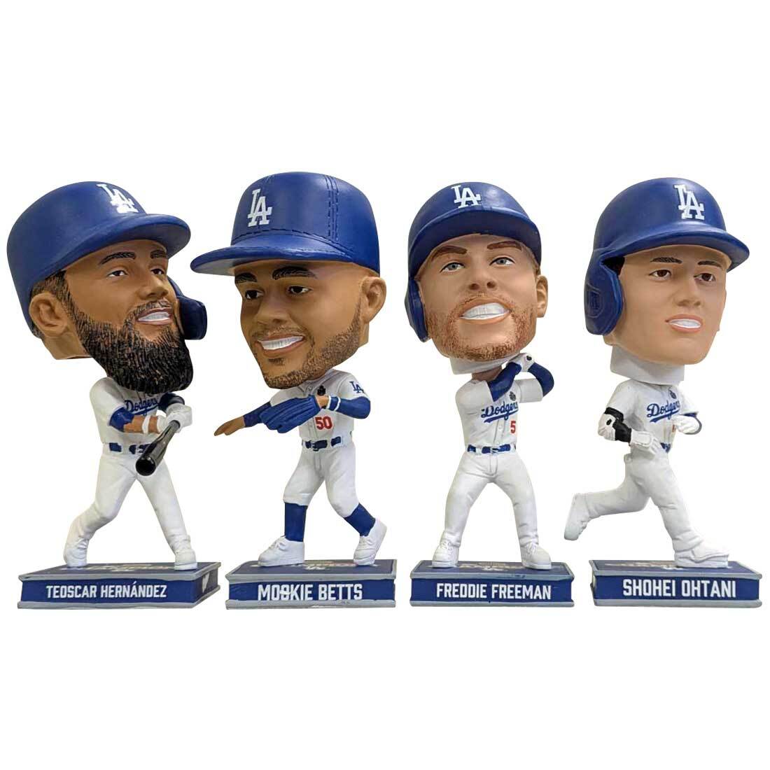 大谷翔平 ベッツ フリーマン ヘルナンデス ボブルヘッド4点セット 2024ワールドシリーズ優勝記念 FOCO MINI BOBBLE HEAD拍卖