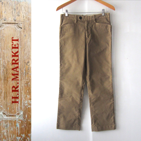 美品 H.R.MARKET/ハリウッドランチマーケット★ 厚手チノ ストレートパンツ S拍卖