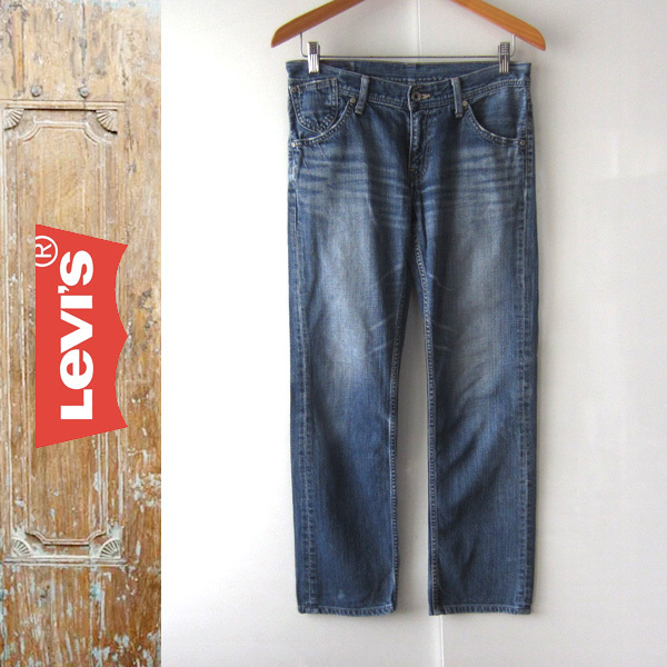 LEVI’S/リーバイス★ シンチバック ストレートデニム 28拍卖