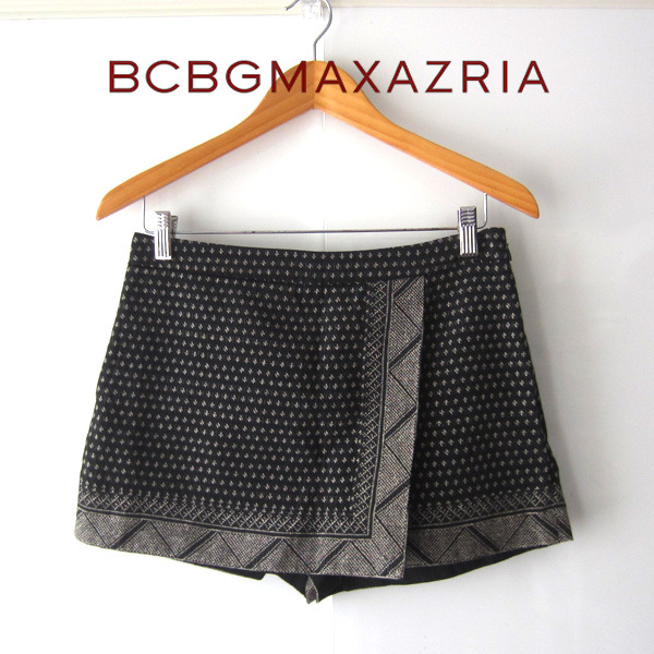 美品 BCBGMAXAZRIA/ビーシービージーマックスアズリア★ 薄手 ミニスカートパンツ S拍卖