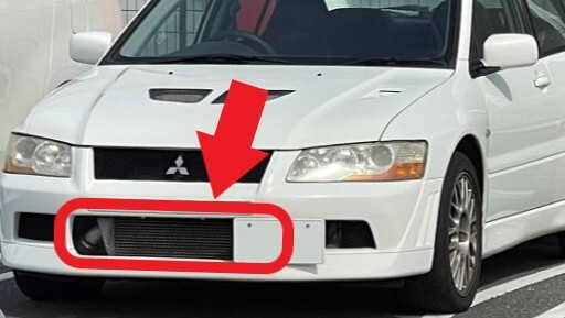 新品未使用 純正 三菱 ミツビシ ランサーエボリューション 7 CT9A -2002 フロント グリル ネット センター 外装 B0936-1拍卖