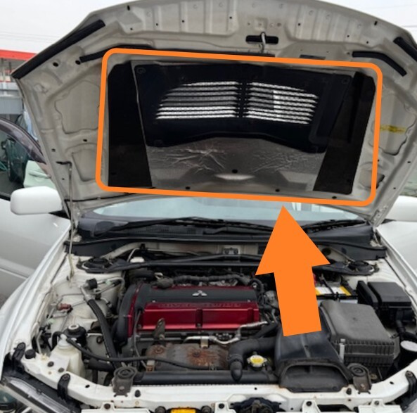 三菱 ミツビシ ランサーエボリューション 8 CT9A 新品 純正 フード インシュレーター ボンネット フロント クッション ラバー B0950-2拍卖