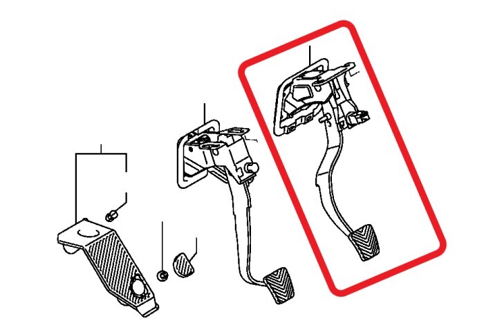 新品未使用 純正 三菱 ミツビシ ランサーエボリューション 8 CT9A ブレーキペダル 運転席 内装 B0918-1拍卖