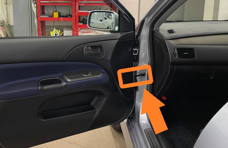 三菱 ミツビシ ランサーエボリューション 8 CT9A 未使用 純正 フロントドア チェック 左右セット チェッカー B0979-2拍卖