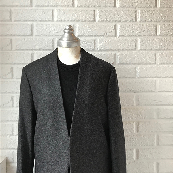 【正規品☆新品未使用タグ付】Maison Margiela メゾンマルジェラ フランネルウール ノーカラージャケット 46 送料無料拍卖