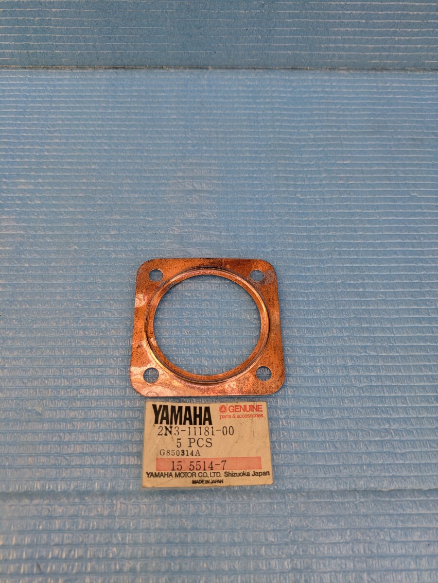 当時物 旧車 昭和レトロ ヤマハ純正 シリンダーヘッドガスケット 検索)YB100 DX100 LT5 YL2C H3 H3C FS1 HS1 AS1 CS1 HT1 AT1拍卖