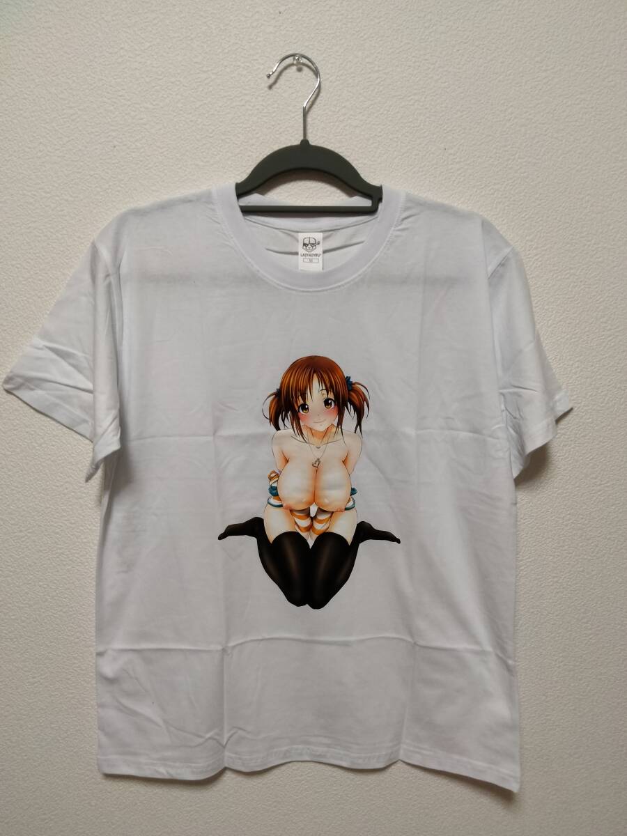 ■新品 セクシープリントコットンTシャツ サイズL程度(表記はM)拍卖