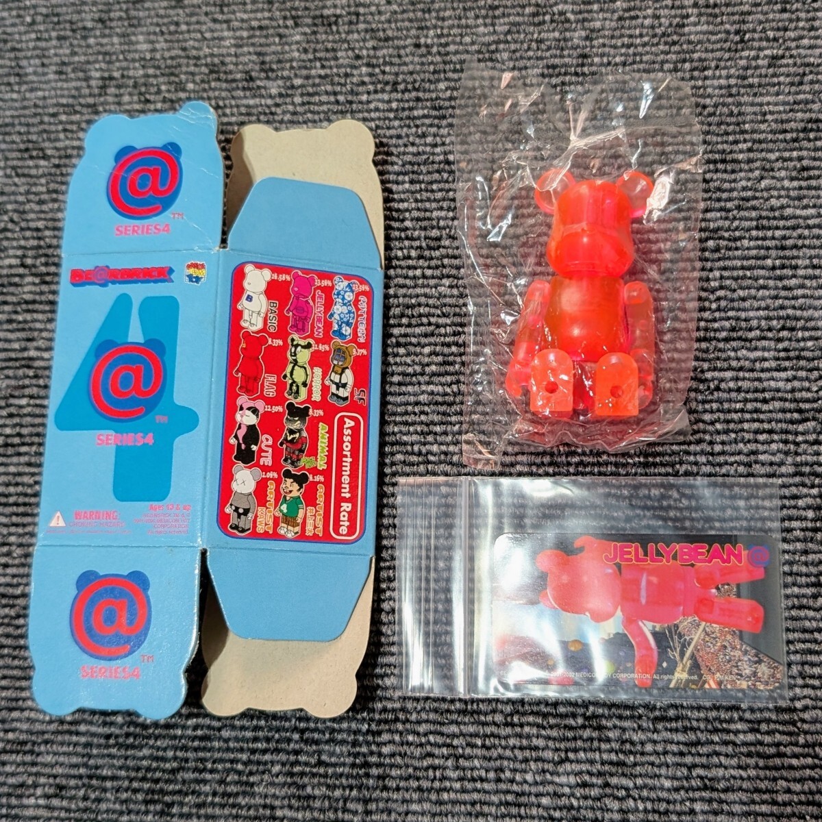BE@RBRICK ベアブリック シリーズ4 ジェリービーン JELLYBEAN メディコムトイ 【6】拍卖