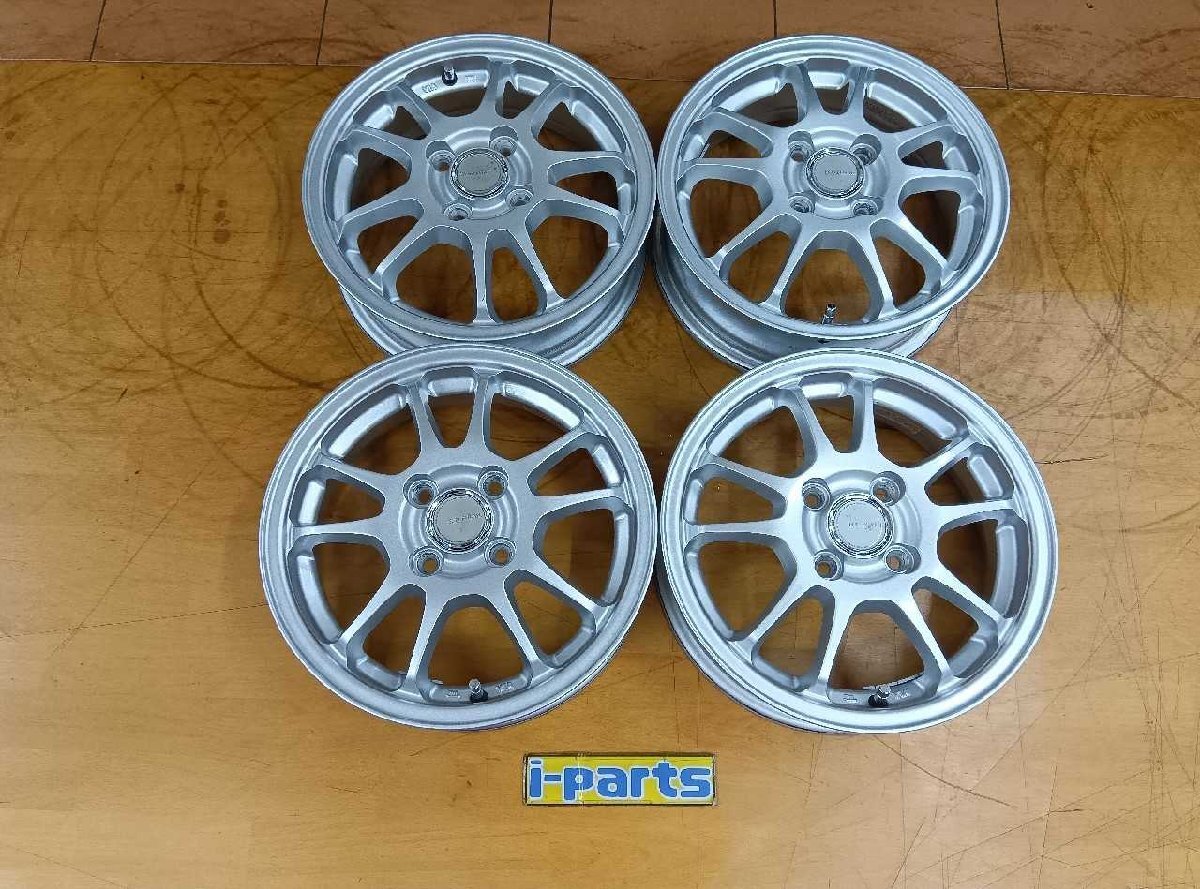 ECO FORME/14インチホイール4本セット 4.5J 4H PCD100 タント ラパン N-BOX 太田拍卖