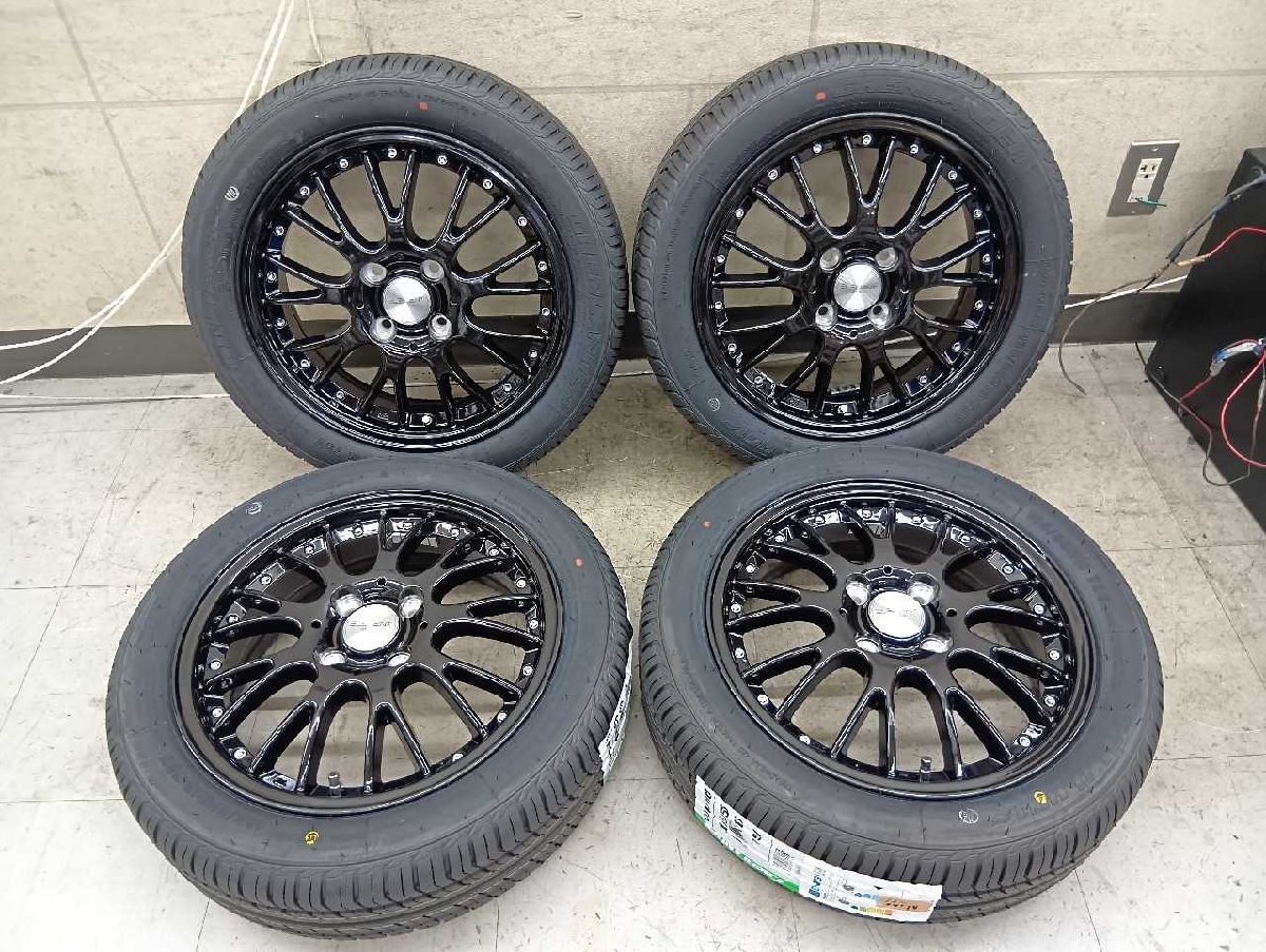 未走行!SW248/新品15インチ4本セット 5J 4穴 PCD100 165/55/15 太田拍卖