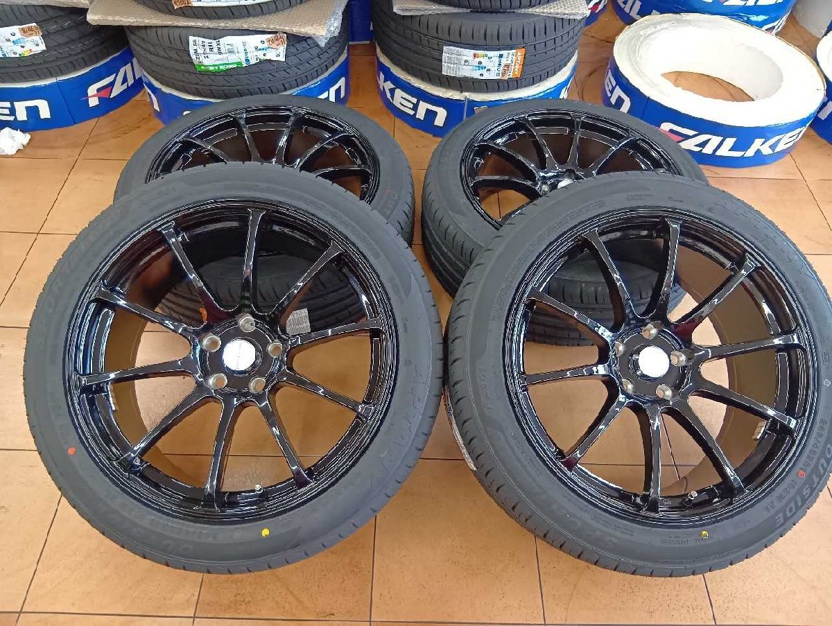 ELEMENT L216/新品19インチ4本セット 8.5J 5穴 PCD114.3 245/45/19 太田拍卖