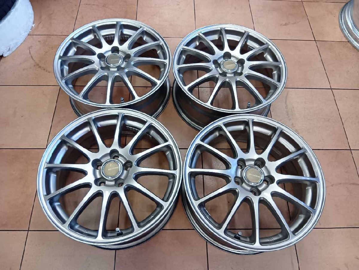 ECO FORME/16インチホイール4本セット 16X6.5J 5H PCD100 OFF46 太田拍卖