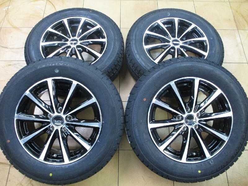 未走行!ディレット/輸入15インチスタッドレス4本 195/65R15 5穴 PCD100 プリウス 太田拍卖