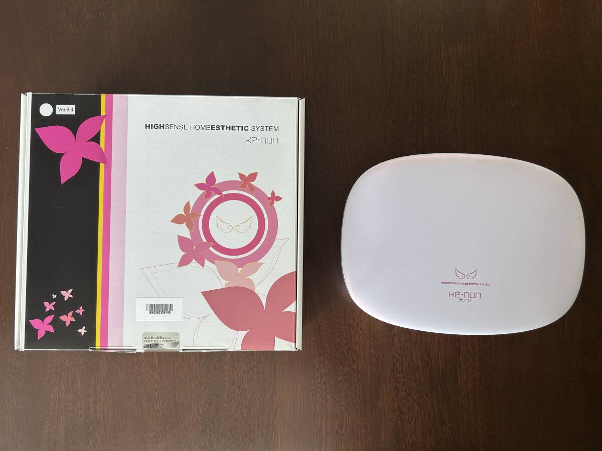 ケノン 脱毛器 Ver.8.4J パールホワイト KE-NON 2,869,582回使用可能拍卖