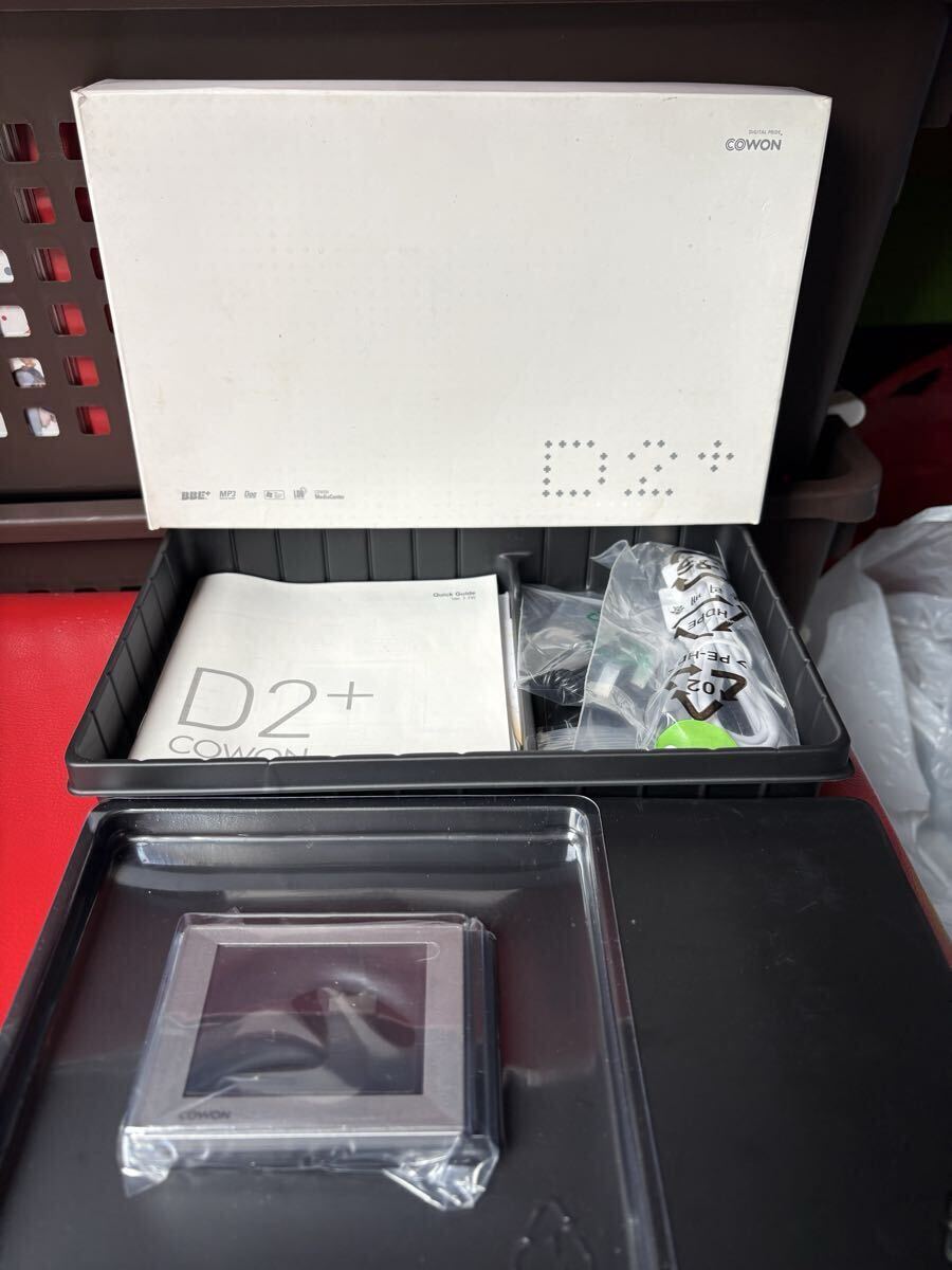 COWON D2+ オーディオプレーヤー 未使用品 未チェックのジャンク扱い D2P-8G-SL 8GB シルバー拍卖
