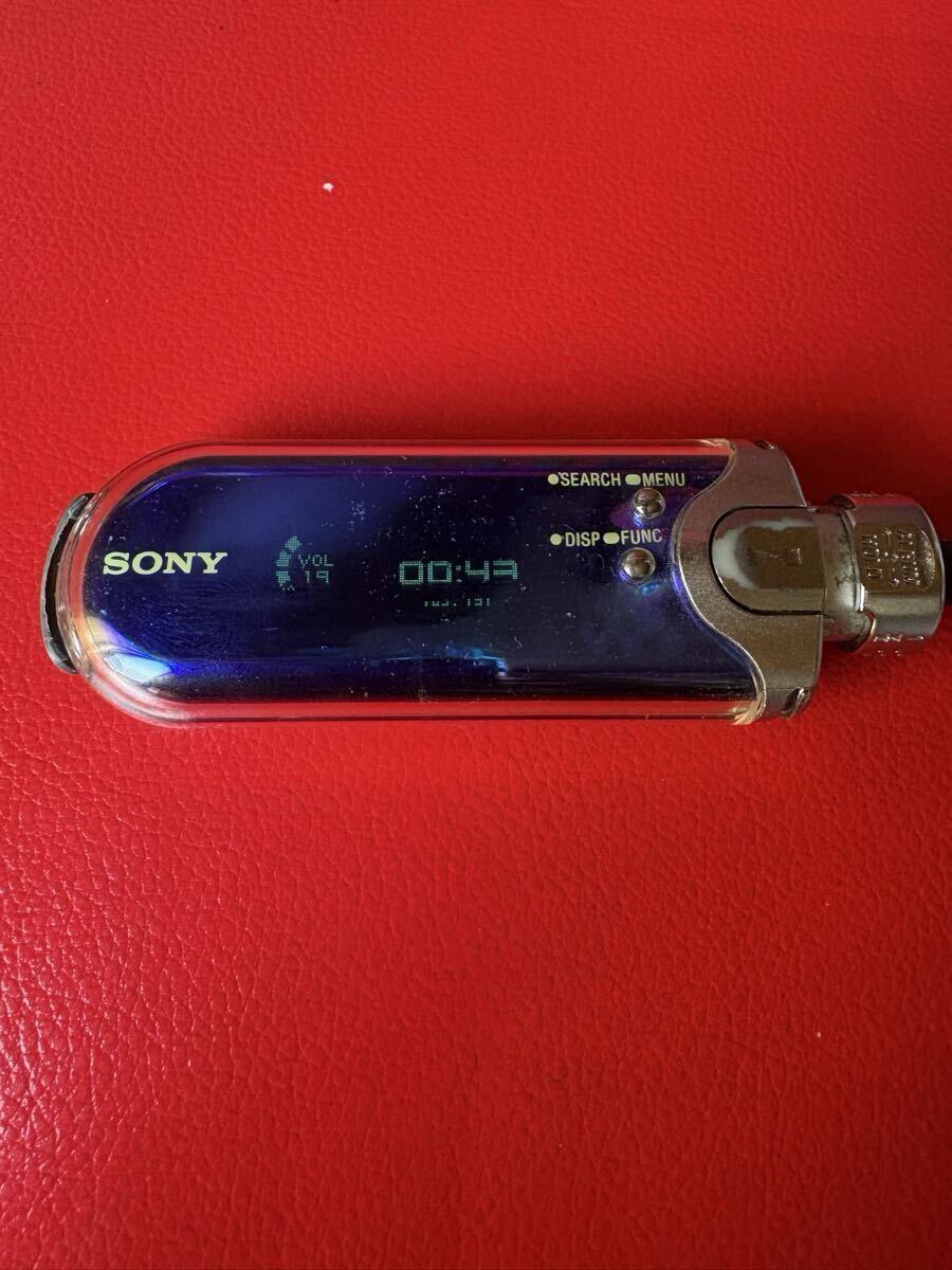 SONY/ソニー ウォークマン NW-A607 通電OK 再生OK FMラジオ受信OK 本体のみ ブルー ジャンク扱い 拍卖