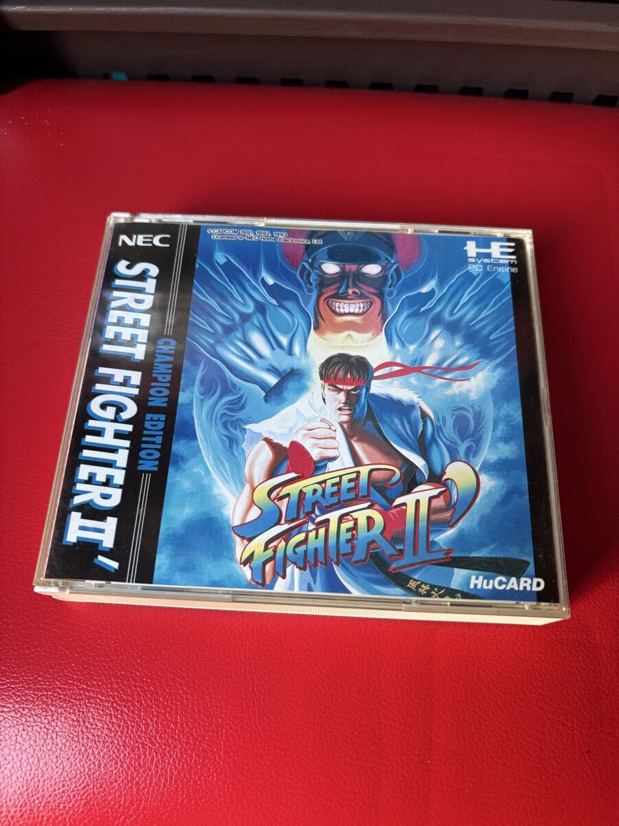 PCエンジン ストリートファイターⅡダッシュ /NEC PCエンジン用 ソフト美品 未チェックのジャンク扱い Huカード カプコン 拍卖
