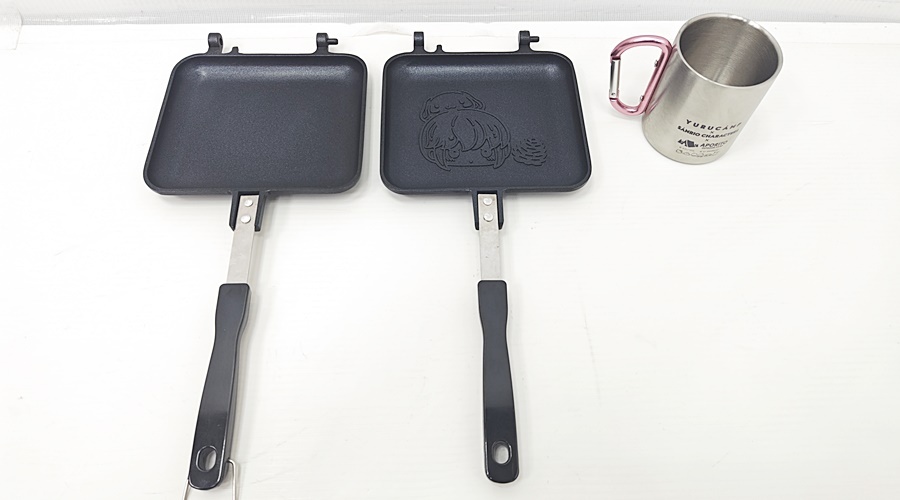 下松)ゆるキャン△×サンリオキャラクターズ×APORITO ホットサンドメーカー マグカップセット 中古 ▲★J251106N01A NM06B拍卖