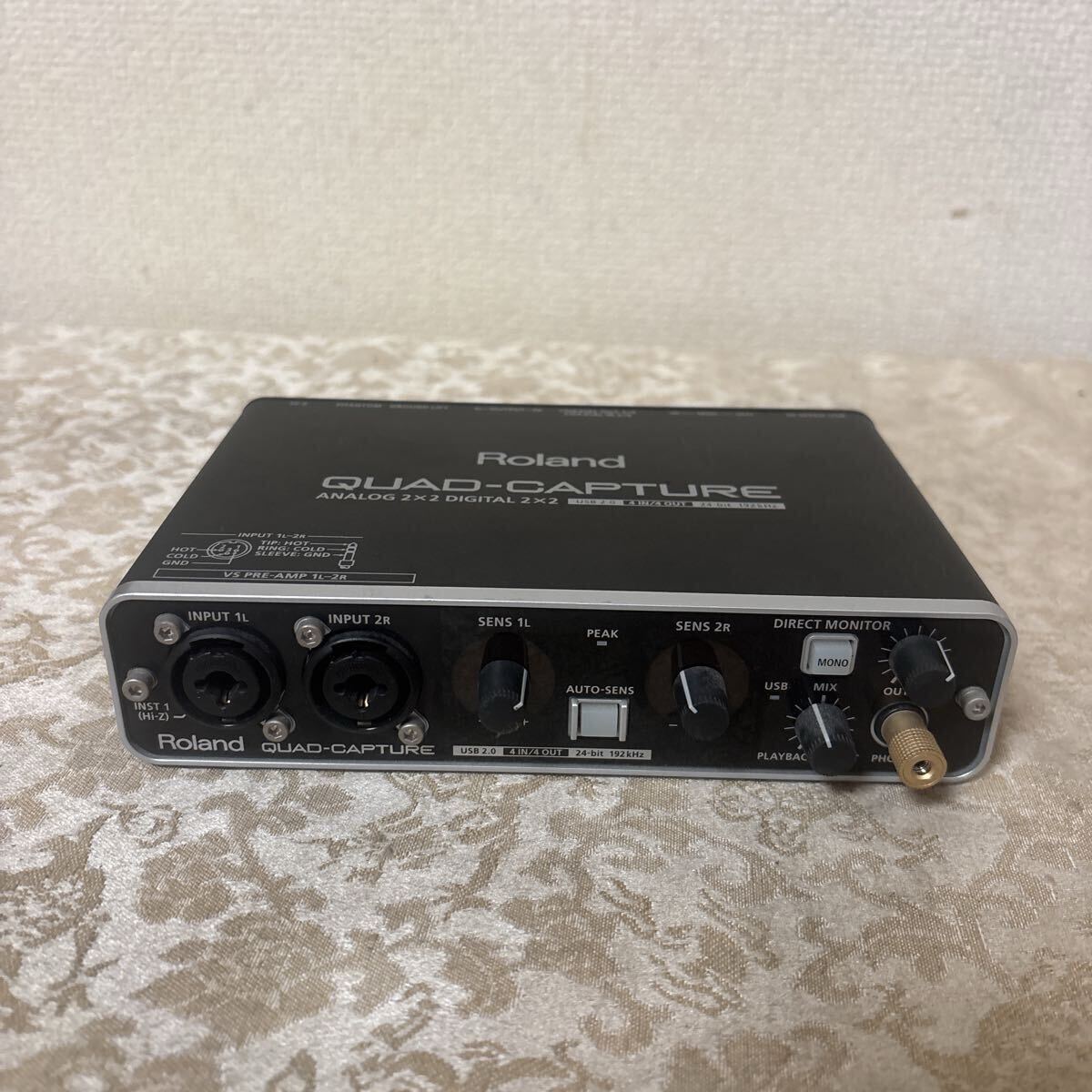 【現状品】 Roland QUAD-CAPTURE UA-55 オーディオインターフェイス ローランド 動作未確認 拍卖