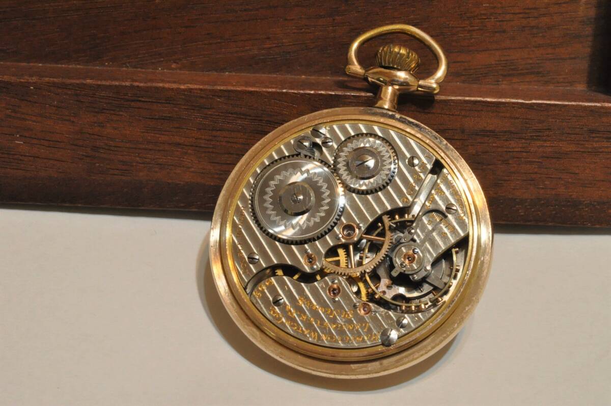 1円スタート!【国内OH済】Hamilton ハミルトン 992 鉄道懐中時計 1915年 21石 16サイズ 懐中時計 アンティーク 手巻き 機械式拍卖