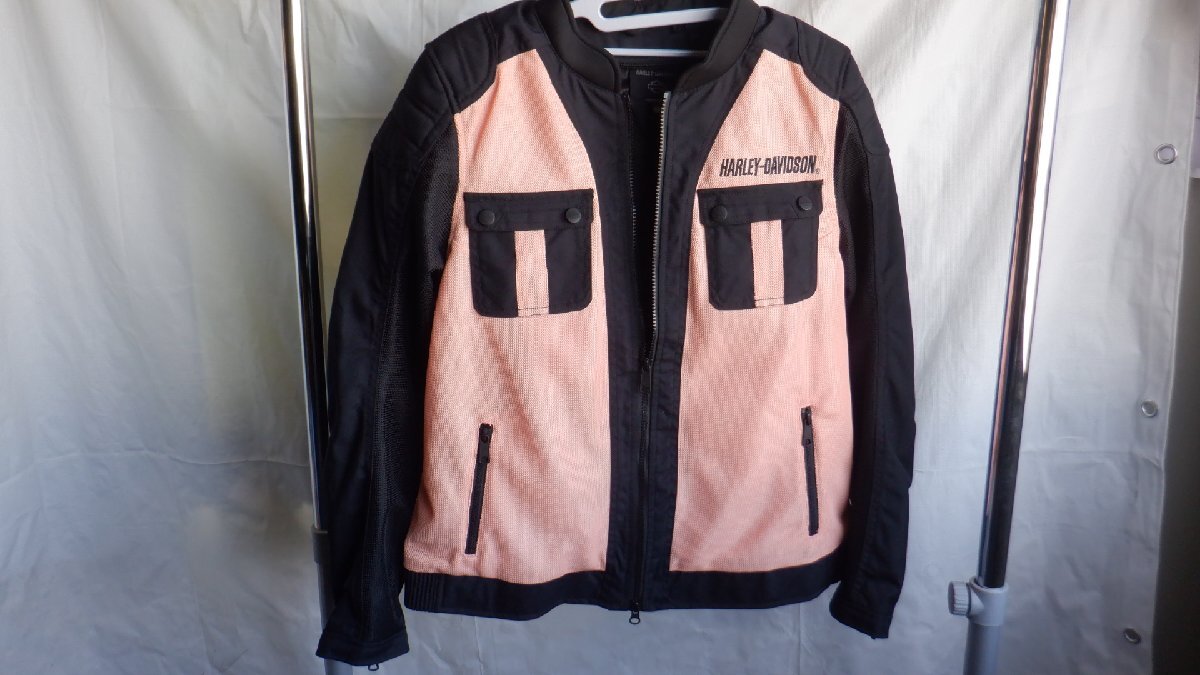 新品!ハーレー☆レディース☆メッシュジャケット 97182-22VW ダスティピンク☆定価46992円拍卖