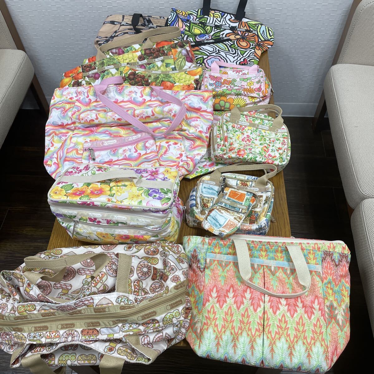 LeSportsac レスポートサック トートバッグ ポーチ 20点セット 未使用拍卖