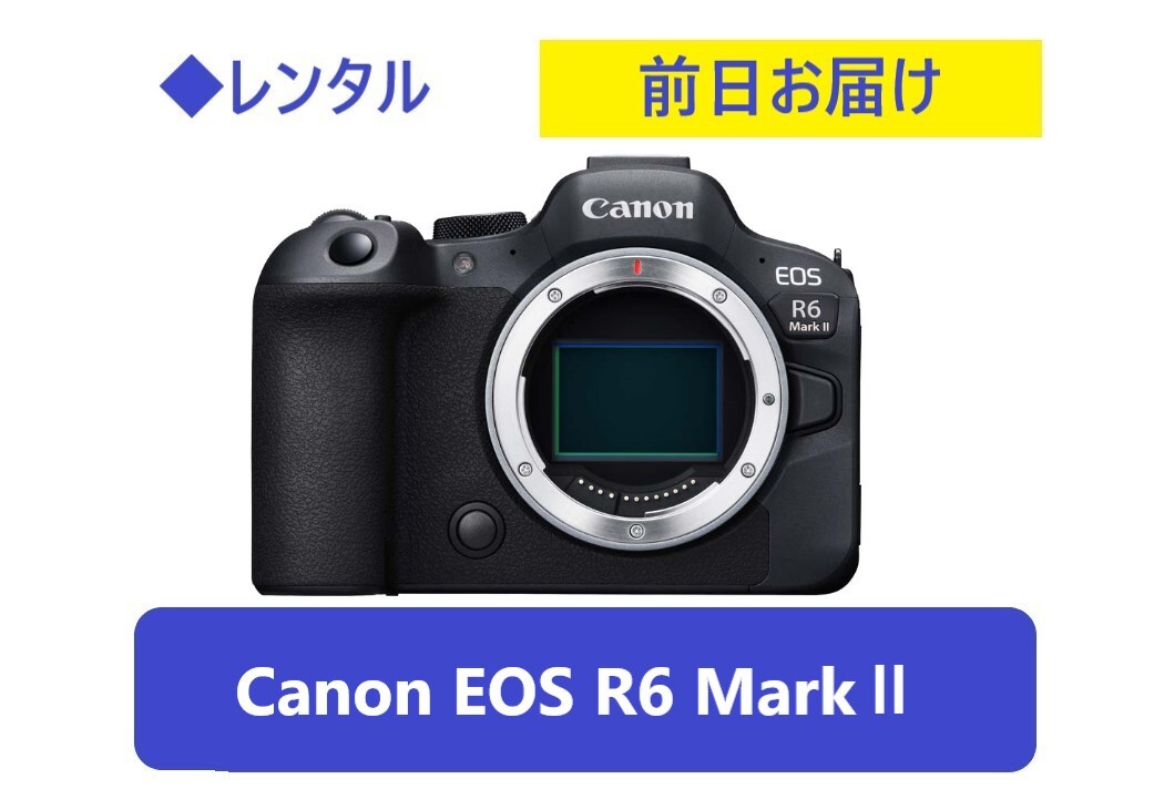 ◆レンタル◆Canon EOS R6 MarkⅡボディ単体★1日~:3,600円~、前日お届け拍卖