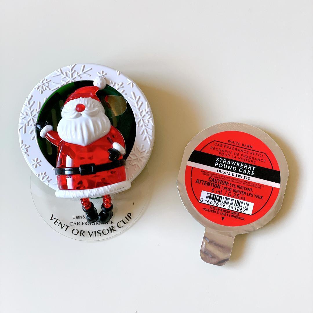 バスアンドボディワークス カーフレグランス 車芳香剤 サンタ クリップ・リフィル拍卖