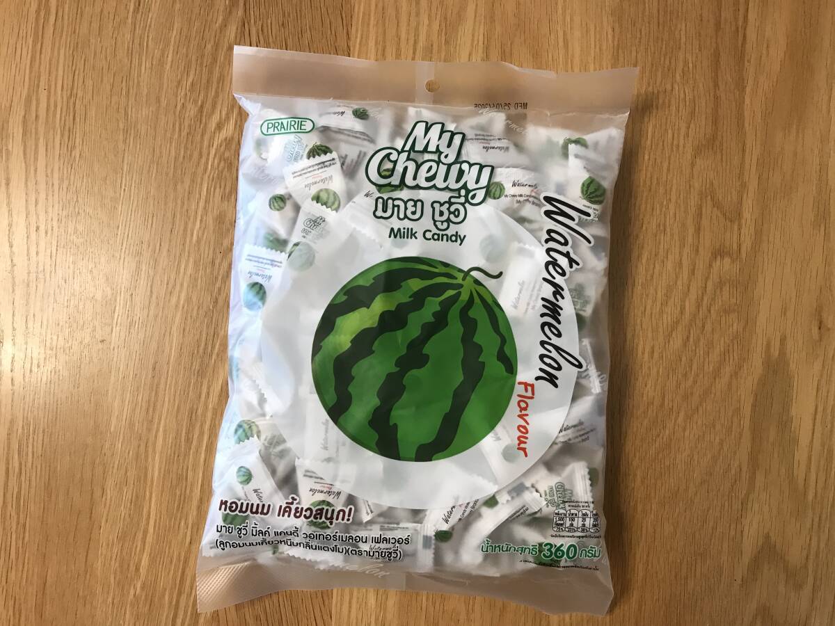 マイチューイ/My Chewy:Milk Candy Watermelon Flavour / スイカ【Thailand】拍卖
