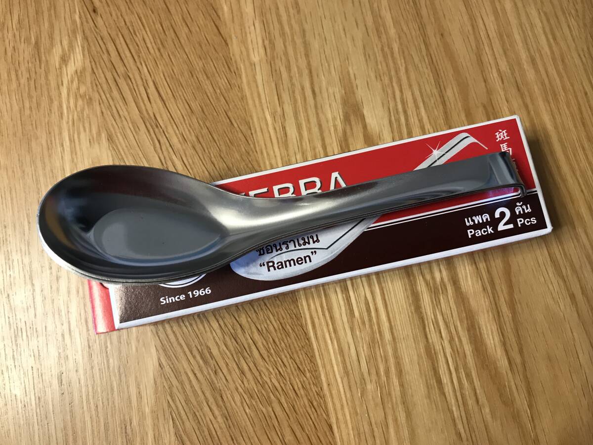 ZEBRA/ゼブラ:Stainless Steel Spoon / Ramen / レンゲ【Thailand】拍卖