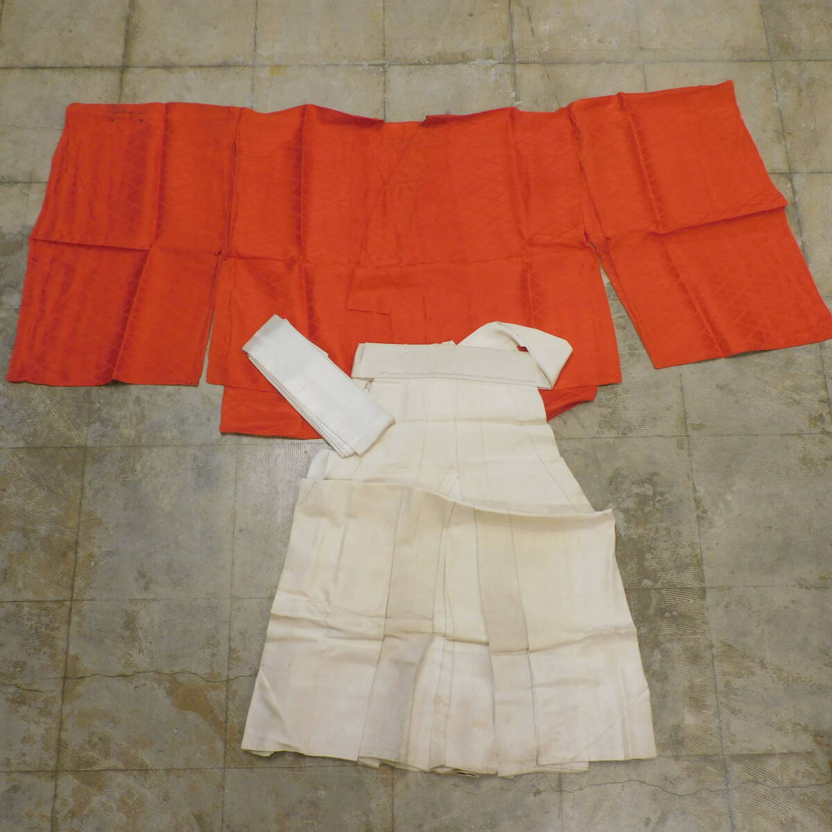 ふるい 神主 装束 その11 上下 袴 / 神主 衣装 宮司 神職拍卖