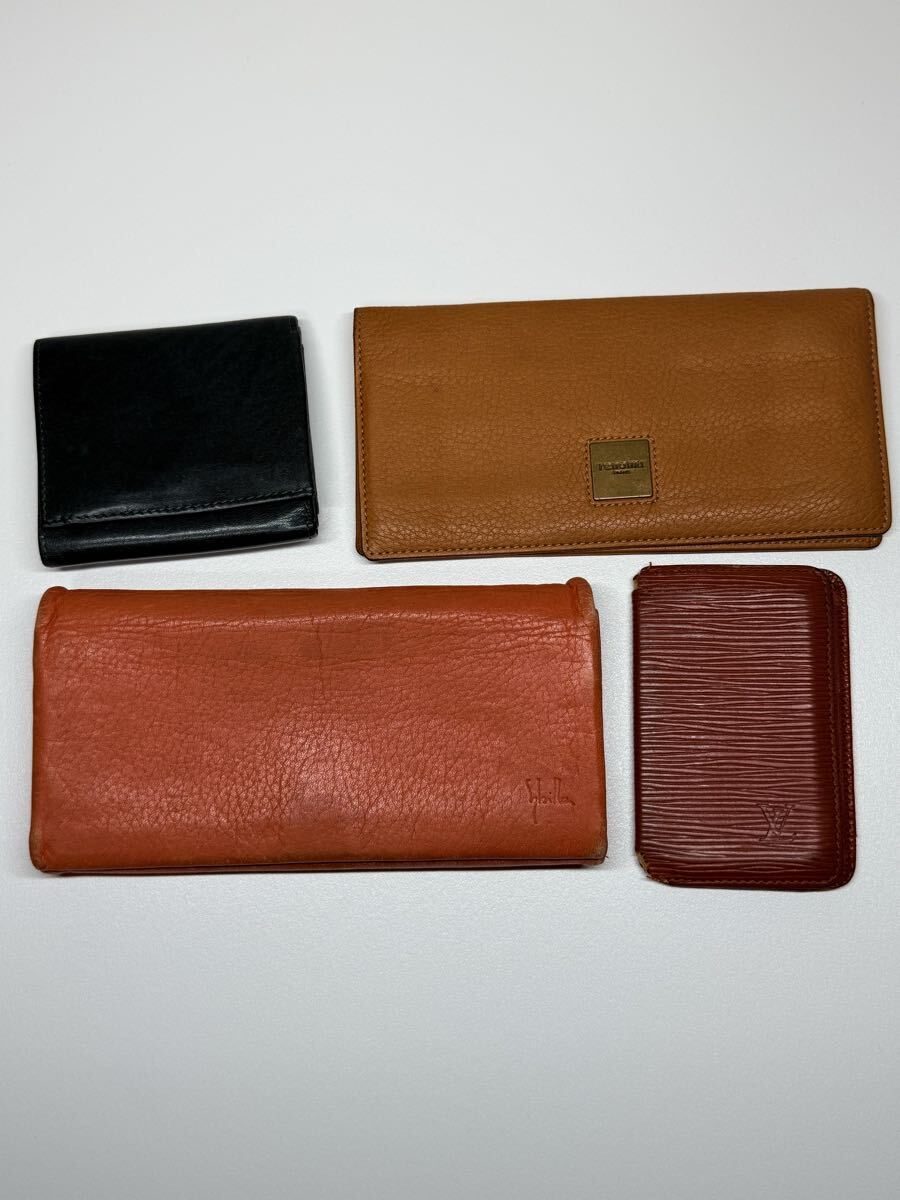 1円 LOUIS VUITTON エピ 財布 ルイヴィトン ブラウン カードケース 長財布 まとめ拍卖