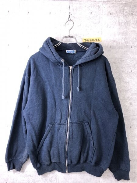 Range Classis U.S.TYPE メンズ 裏起毛 スウェットパーカー 紺拍卖