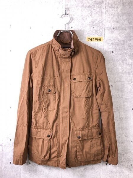 GAP ギャップ レディース 袖ジップ ジャケット S 茶拍卖