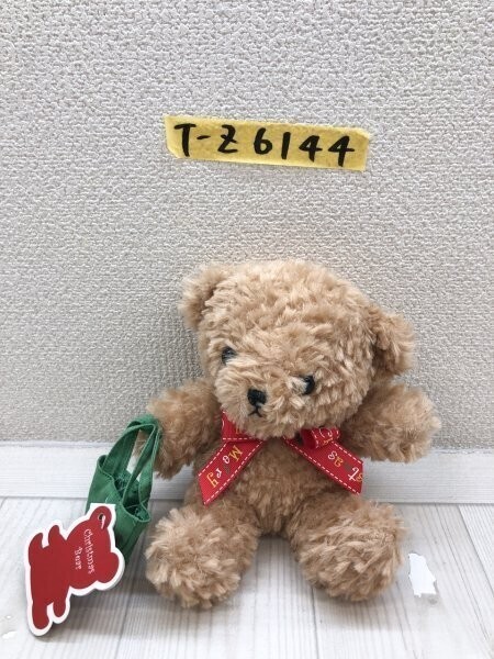 新品!可愛い!クリスマス テディベア ぬいぐるみ ベージュ拍卖