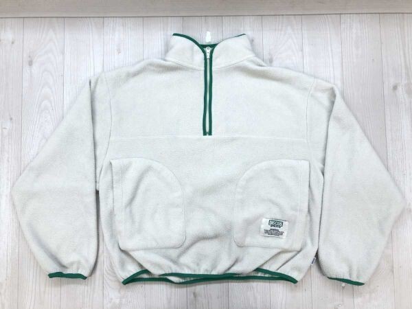 ディスカス DISCUS レトロ スポーツ パイピング ハイネック フリース ハーフジップ プルオーバー ジャケット メンズ ポリエステル100% L拍卖