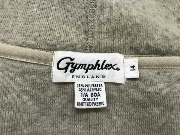 ジムフレックス Gymphlex 英国トラッド スポーツ アウトドア 刺繍 くるみボタン ボアフリーズ ベスト パーカー キッズ 14 ベージュ拍卖