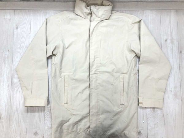 エルエルビーン L.L.Bean レトロ アメカジ アウトドア ワーク 比翼 マウンテンパーカー ジャケット フード収納可能 メンズ S ベージュ拍卖