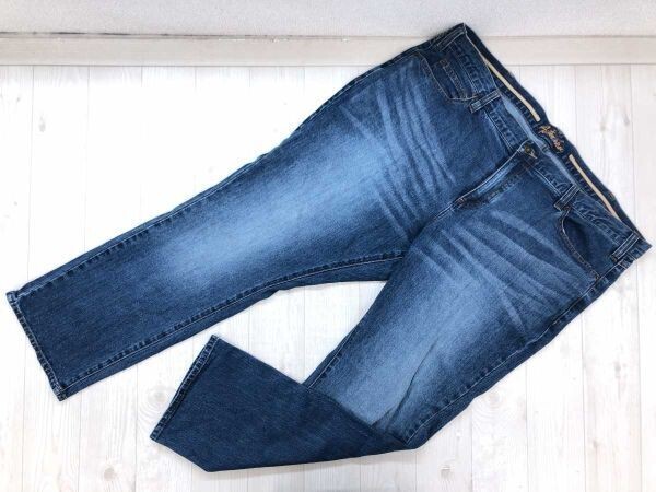 ニッセン アクティブウェア ACTIVE WEAR アメカジ ワーク 超大きいサイズ デニム パンツ ジーンズ ボトムス メンズ 綿混合 114 紺拍卖