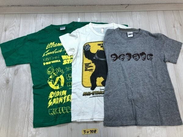 Mu-Stars:カクバリズム 半袖Tシャツ 3点セット まとめ売り 150・M・L 緑白グレー拍卖