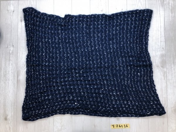 BEAUTY&YOUTH ビューティー&ユース ユナイテッドアローズ レディース スパンコール付き 大判 ネックウォーマー ネイビーシルバー拍卖