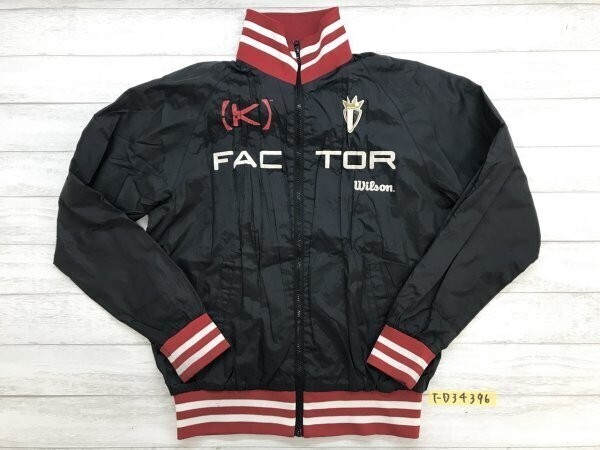 Wilson ウィルソン × WONDA COFFEE メンズ 裏メッシュ ラグラン ウインドブレイカー 黒赤白拍卖