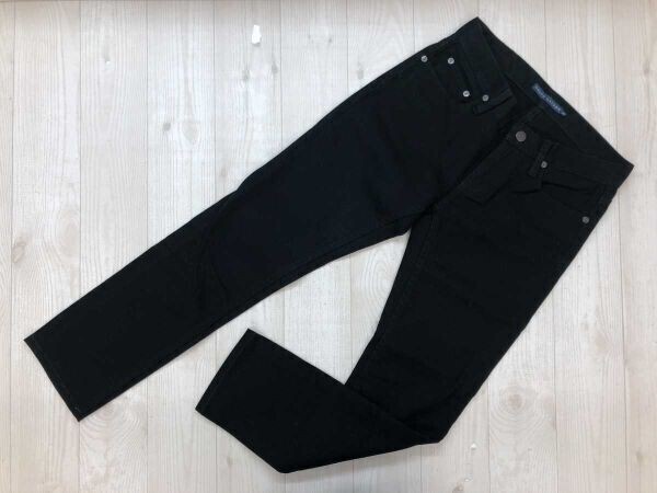 ラルフローレン Ralph Lauren トラッド きれいめ アメカジ 古着 ストレッチ スキニー テーパード パンツ ボトムス レディース 26 黒拍卖