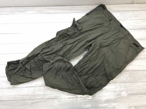 ドミネイト DOMINATE 00s アメカジ ミリタリー ストリート ロールアップ カーゴ パンツ ボトムス メンズ コットン100% XXL カーキ拍卖