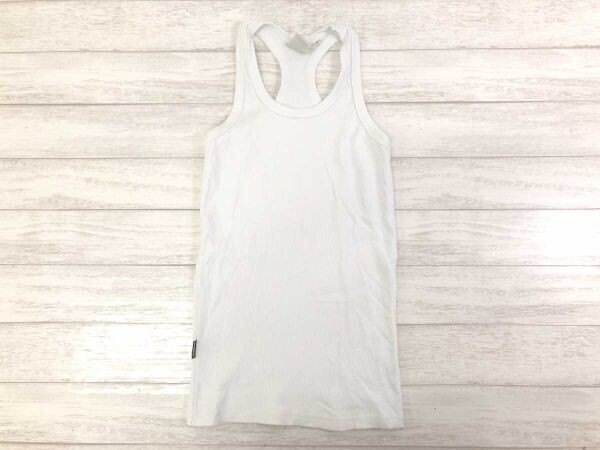 アヴィレックス AVIREX アメカジ スポーツ ストリート ミリタリー クロスバック リブ タンクトップ メンズ コットン混合 S 白拍卖