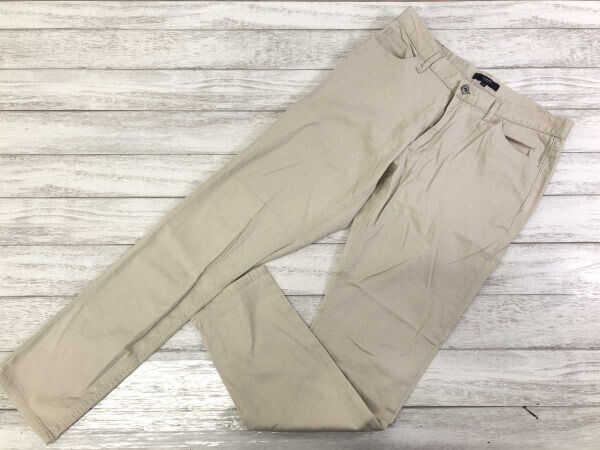 ビームス ハート BEAMS HEART レトロ オールド アメカジ 羊革パッチ スリム パンツ ボトムス メンズ コットン混合 M ベージュ拍卖