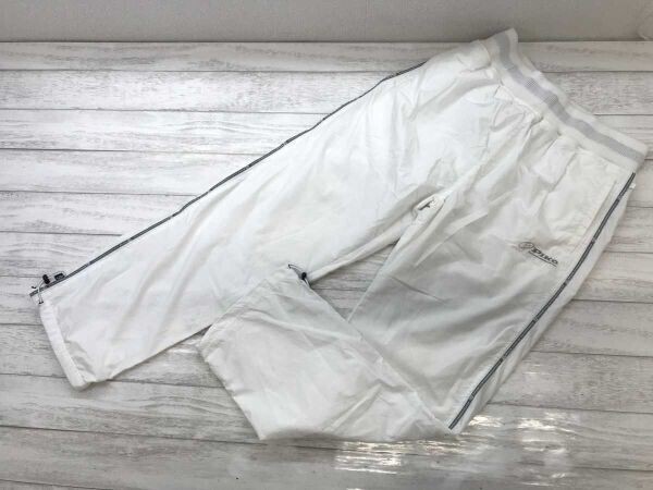 ピコ PIKO 平成レトロ 00s サーフ スポーツ ストリート ウエストリブ サイドライン イージー トラック パンツ ボトムス メンズ 裏起毛 M 白拍卖