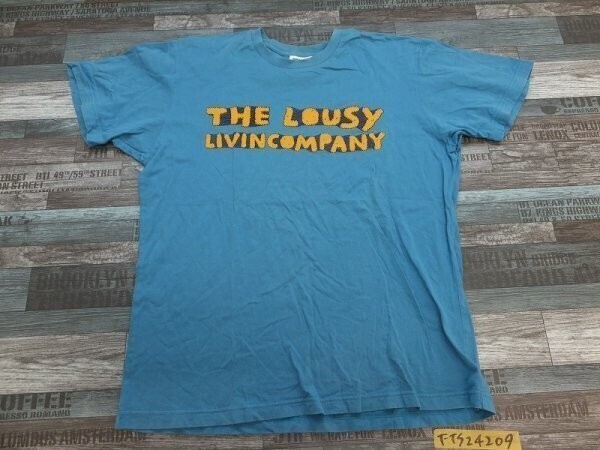UNIQLO ユニクロ メンズ THE LOUSY LIVIN COMPANY 半袖Tシャツ L 青拍卖